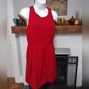 Moulinette Soeurs red textured dress